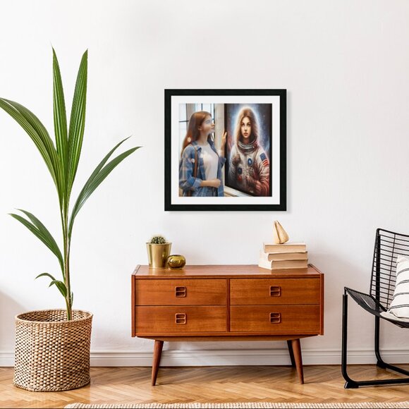 VISUALIZING THE FUTURE is a 16' x 16" original, GICLEE image on canvas LE w/COA - Picture 5 of 8